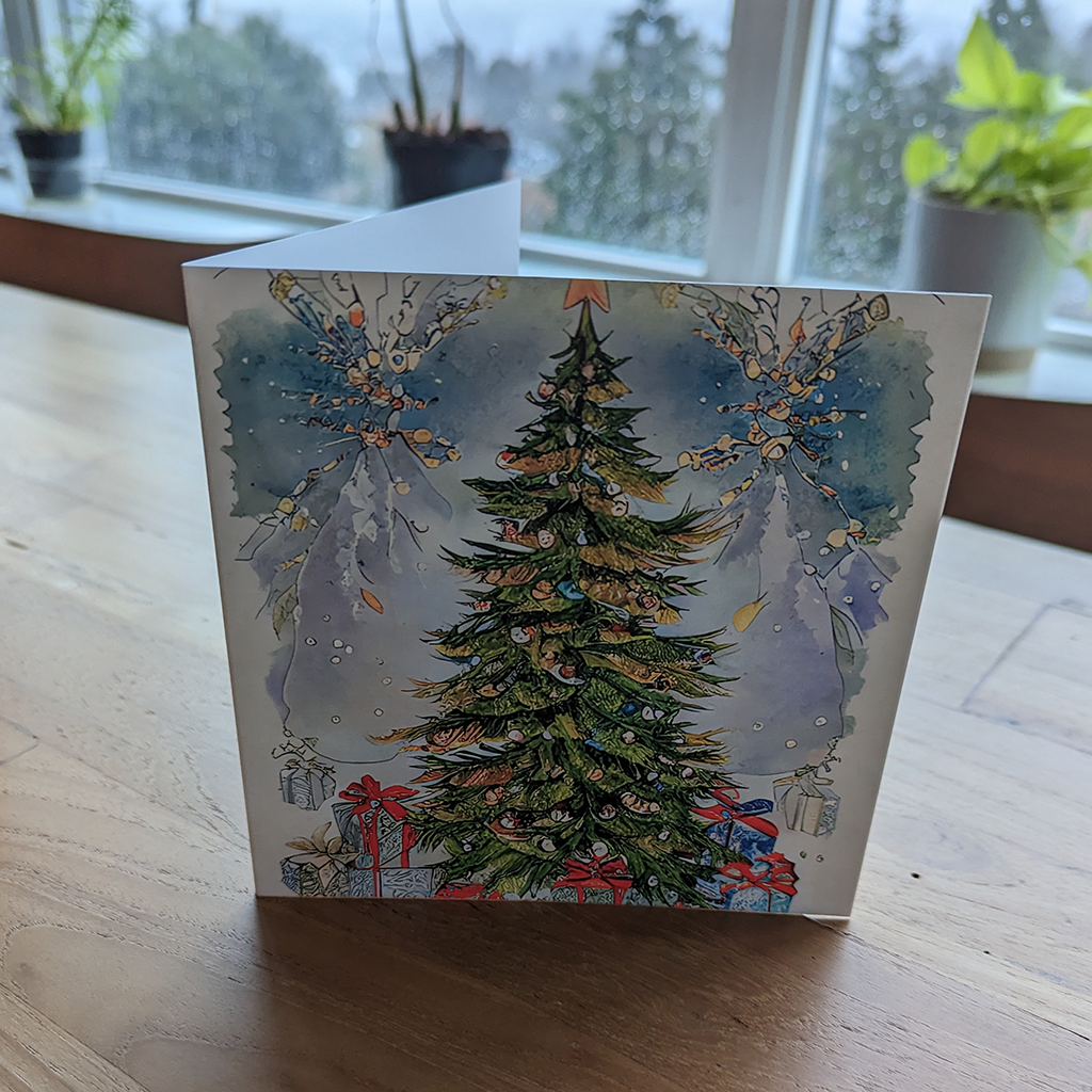 Generative AI Generated Christmas Card